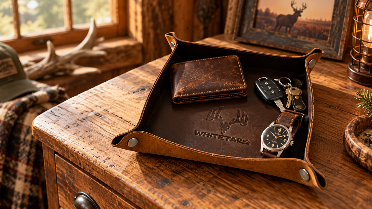 Whitetail Co. | Basecamp Leather Valet Tray