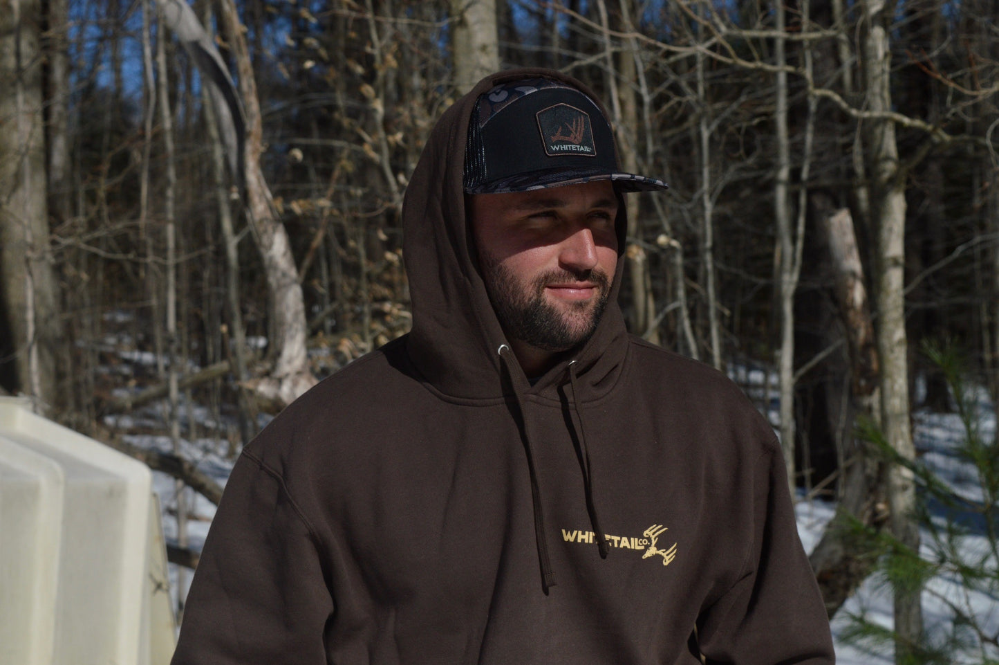 Whitetail Co. Old Dark Camo Shed Antler 7 Panel