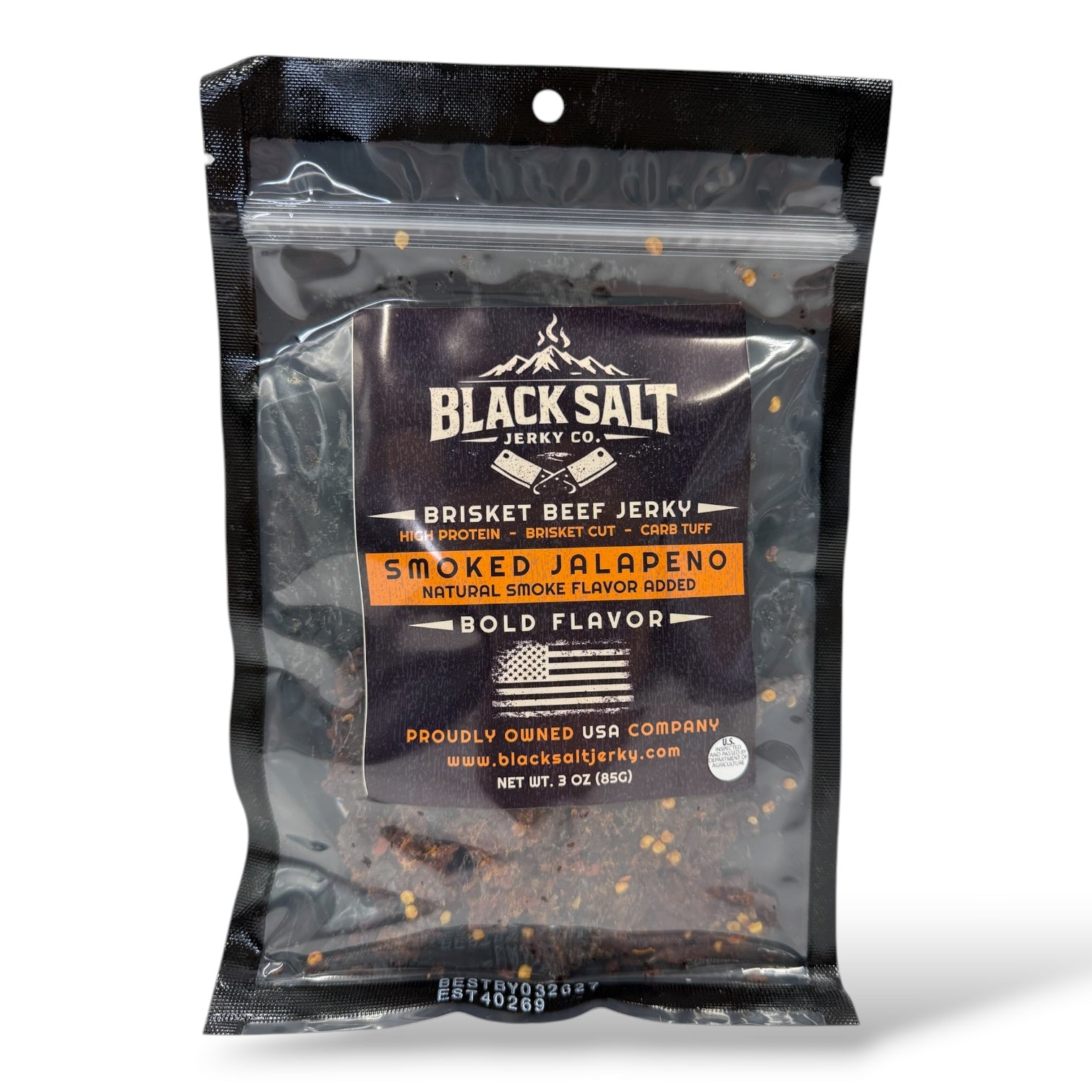 Black Salt Jerky Co. Jalapeño 3 oz.
