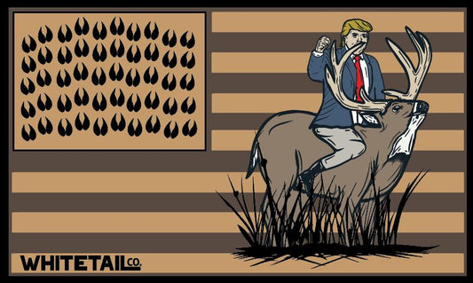 Whitetail Co. Donald Fight 3x5' Flag
