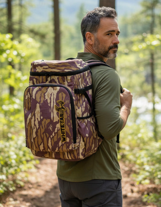 Whitetail Co. RidgeRunner Backpack Cooler Old Tree Bark