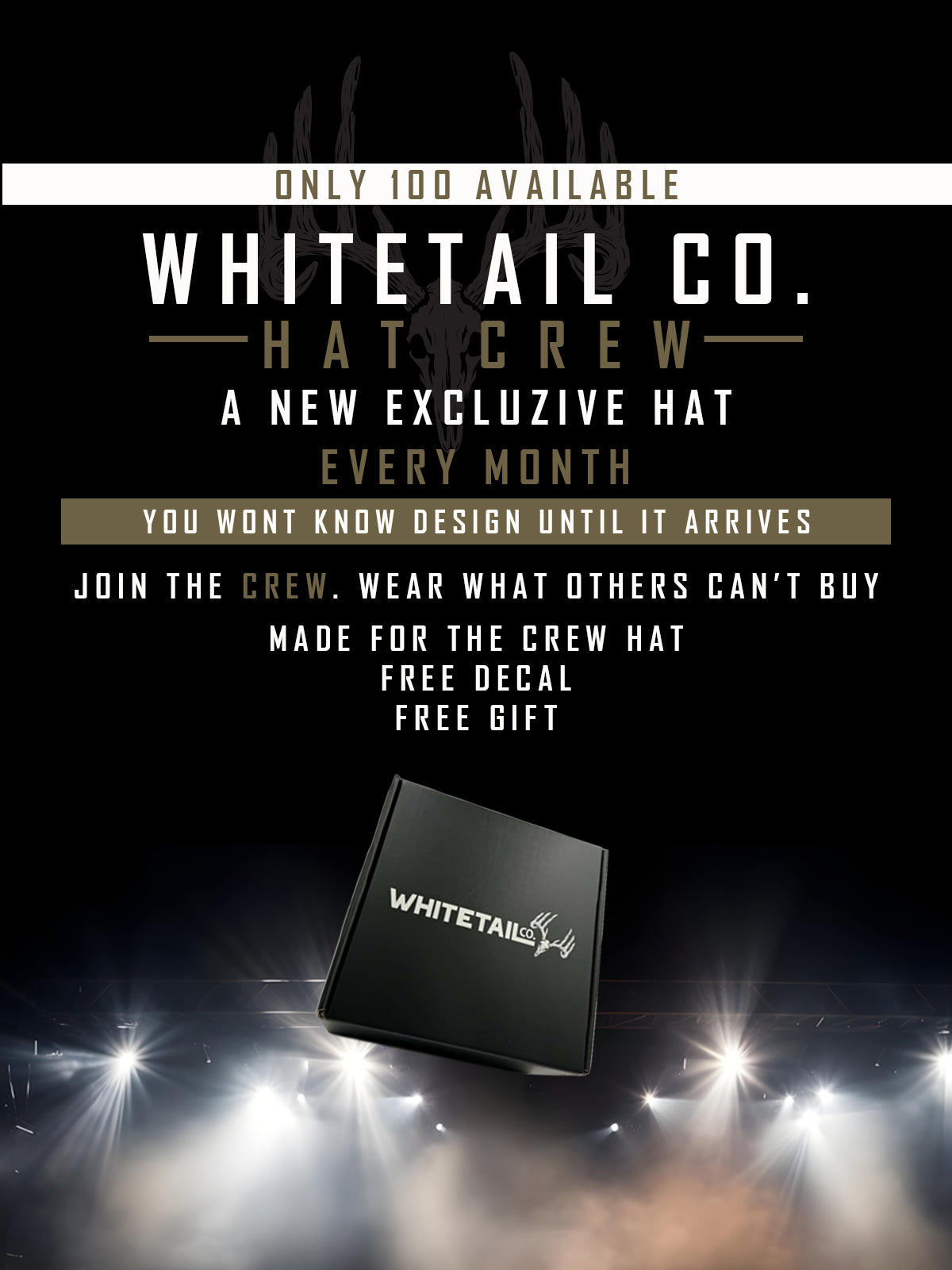 Whitetail Co. Hat Crew