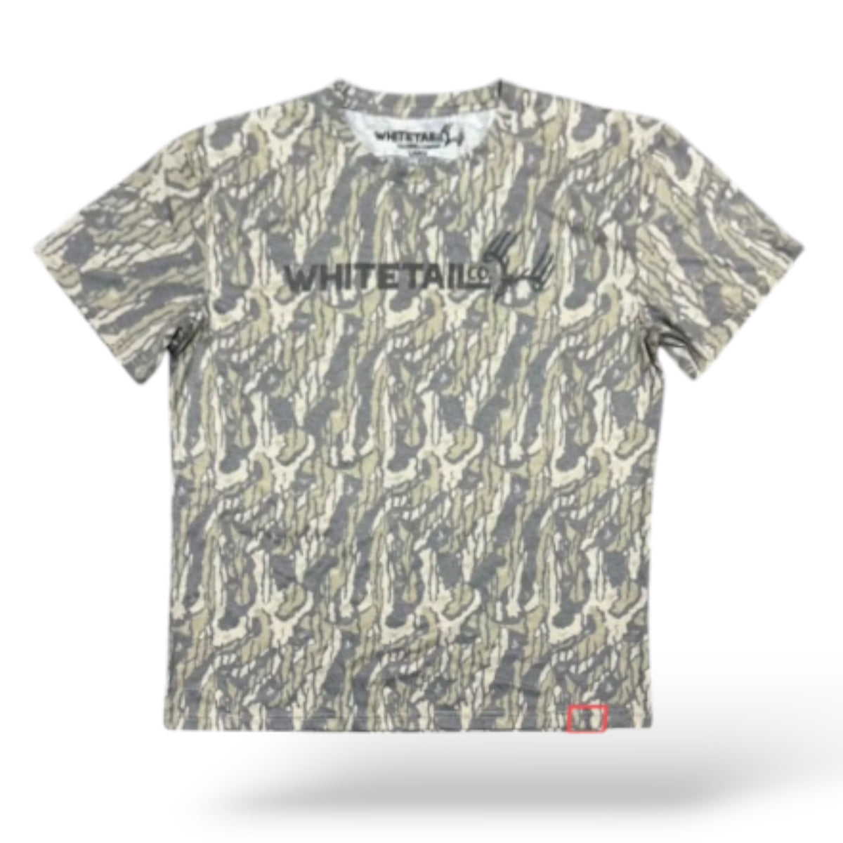 Whitetail Co. | Old Faded Tee | Tree Bark Camo