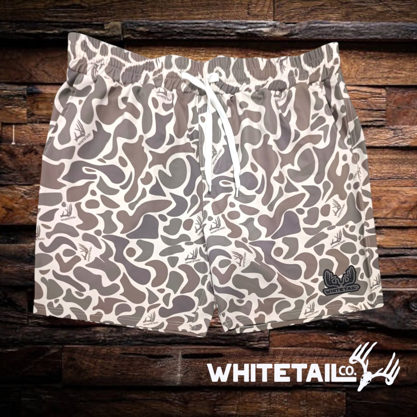 Coming Soon !!! Whitetail Co. Hunt Camp Shorts Faded Old Camo