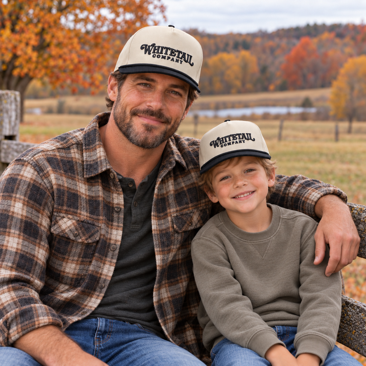 Whitetail Co. | Dolly | Grey/Black | Trucker | Youth