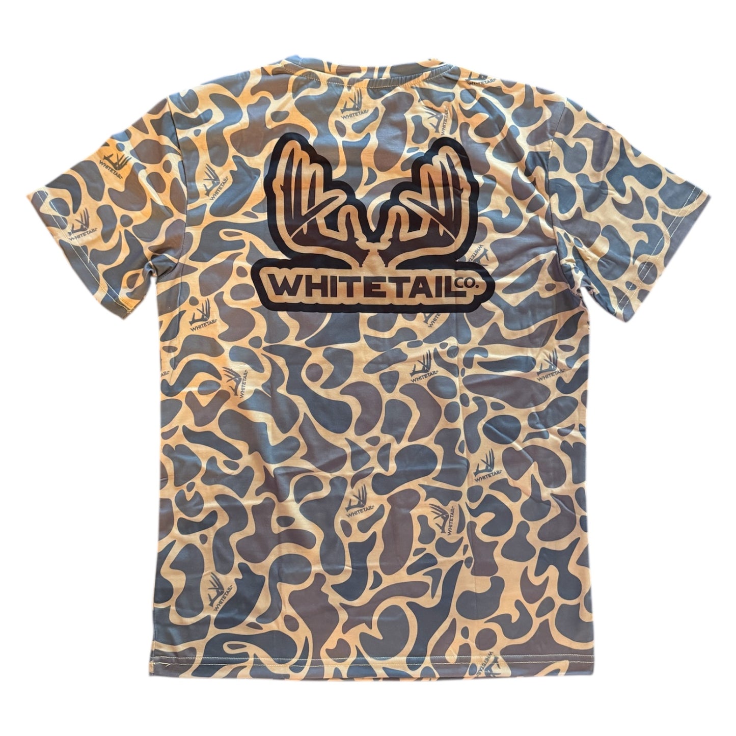 New !!! Whitetail Co. Old Duck Camo Faded Pocket Tee