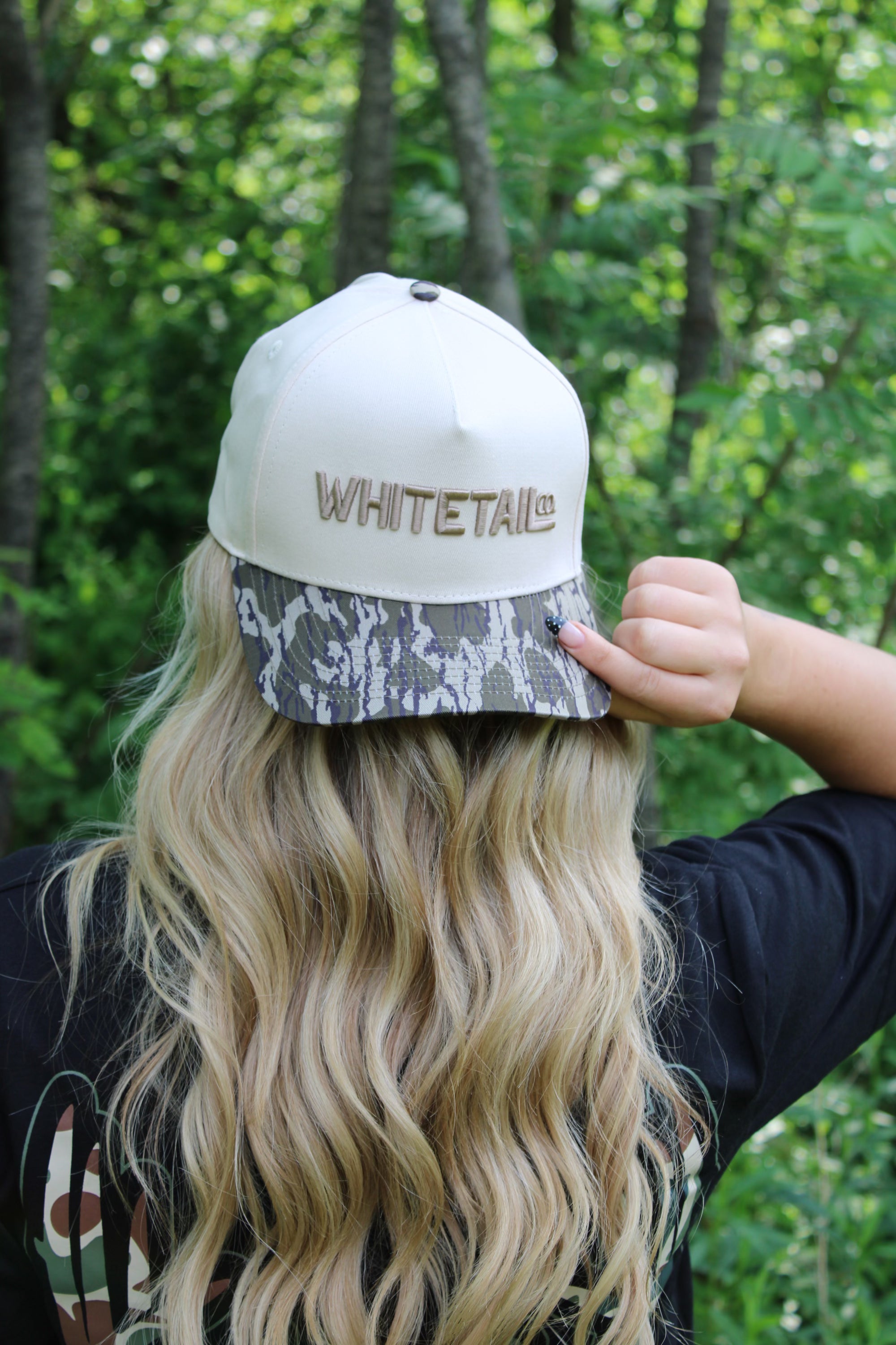 Whitetail Co. Washed Brim Trucker