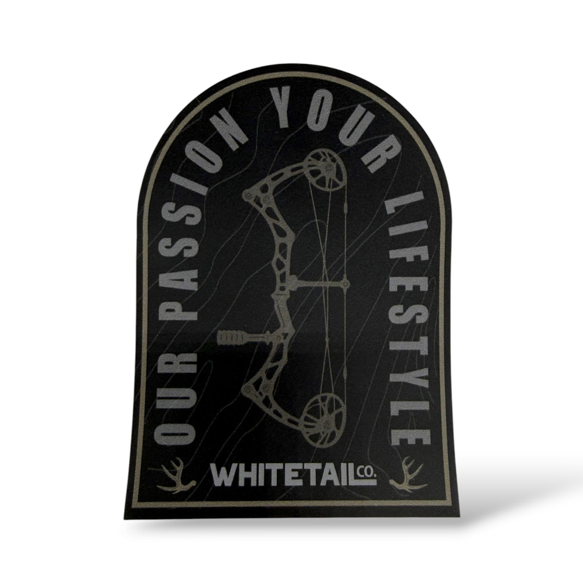 Whitetail Co. Our Passion Your Lifestyle 4.5” Decal
