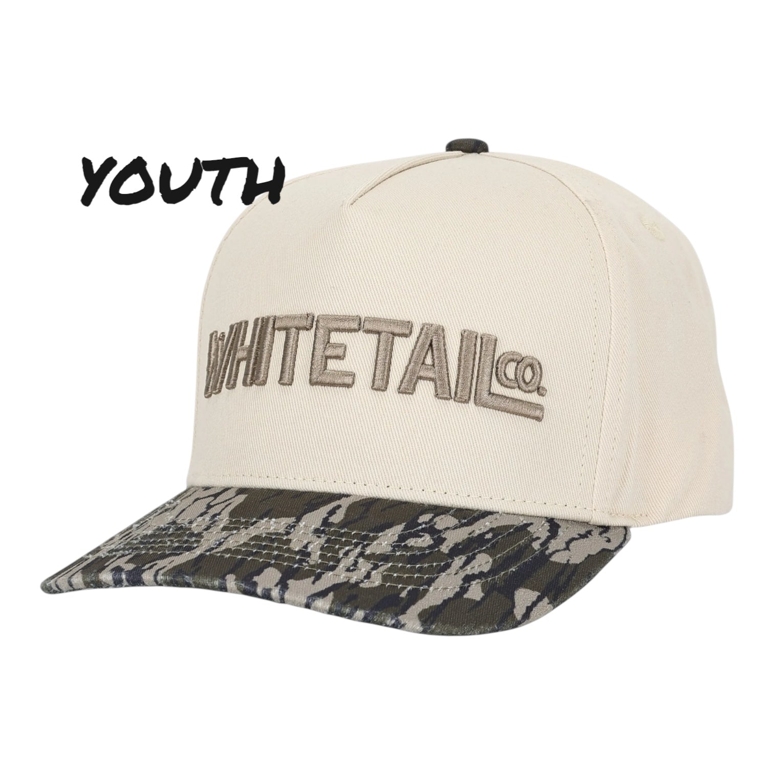 Whitetail Co. Youth Washed Brim Trucker
