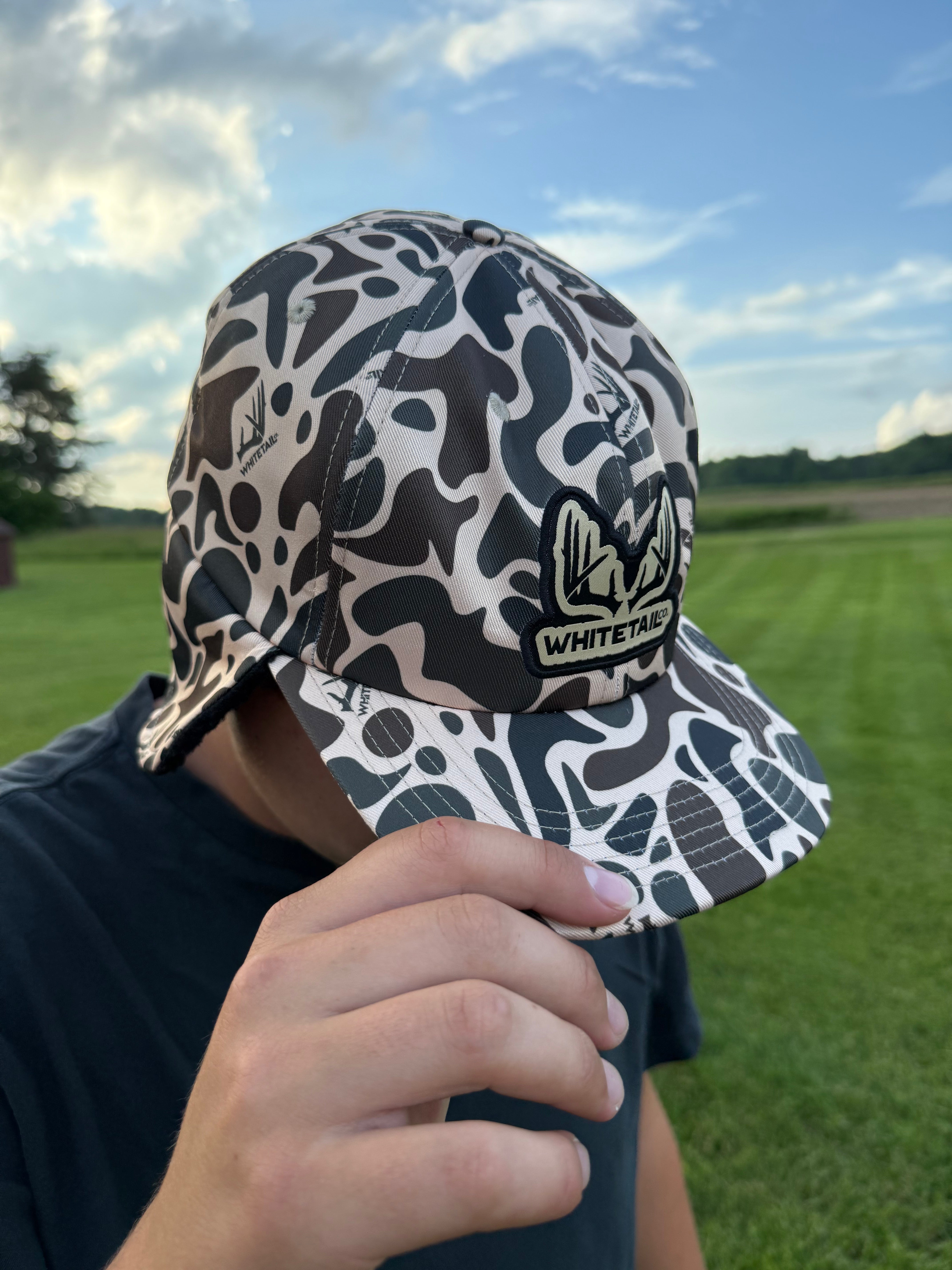 Whitetail Co. Old Duck Camo Ear Flap