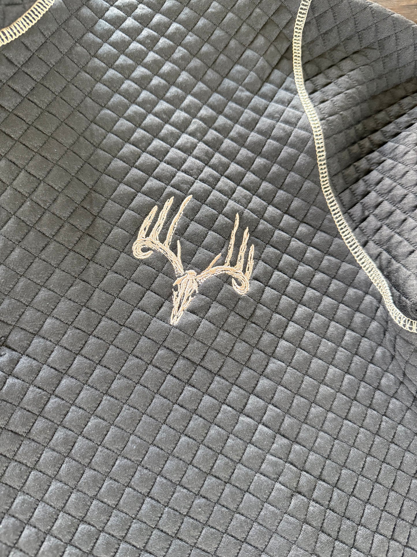 New Whitetail Co. Rut Line Waffle 1/4 Button Sweatshirt