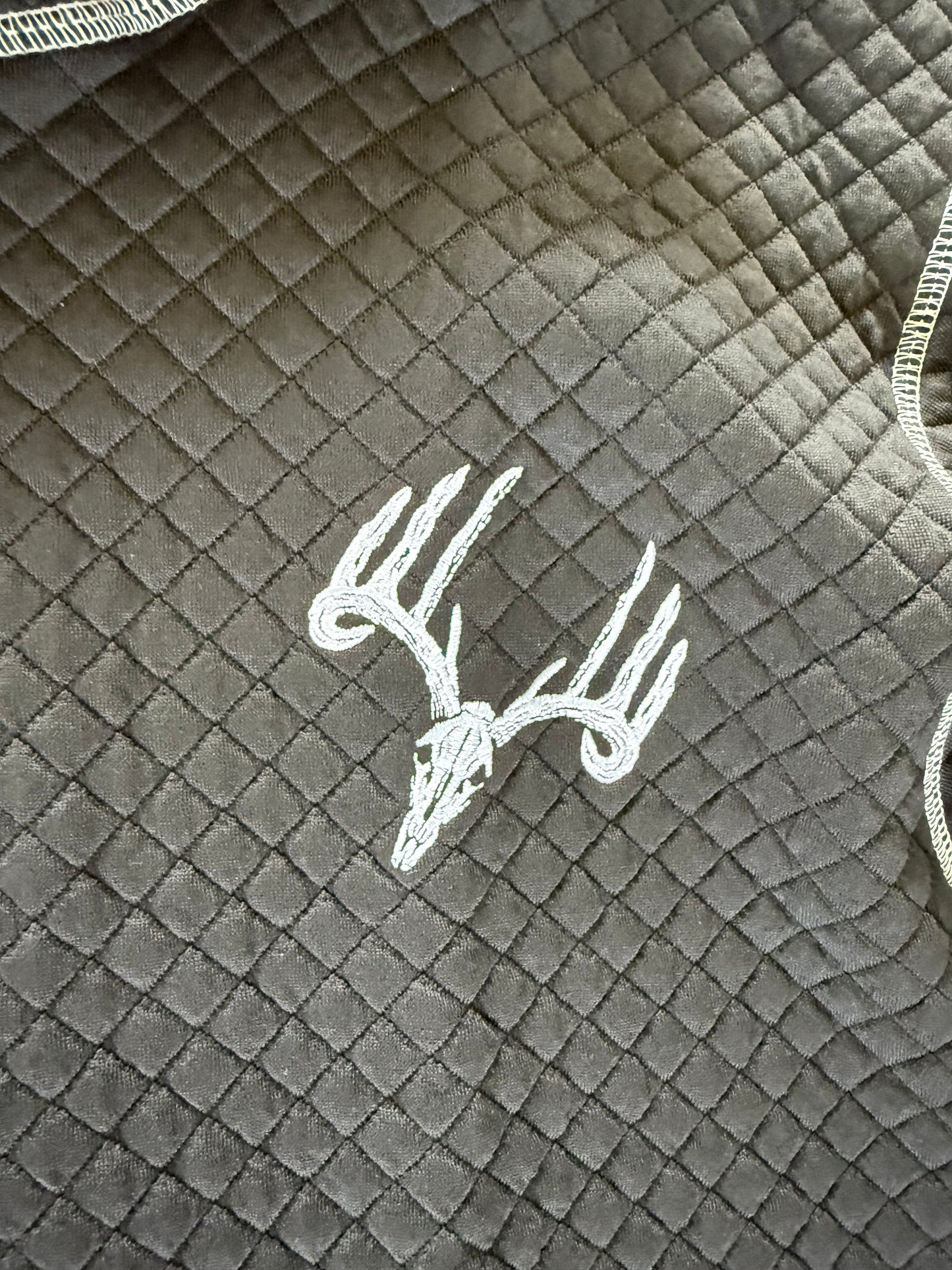 New Whitetail Co. Rut Line Waffle Hoodie Black
