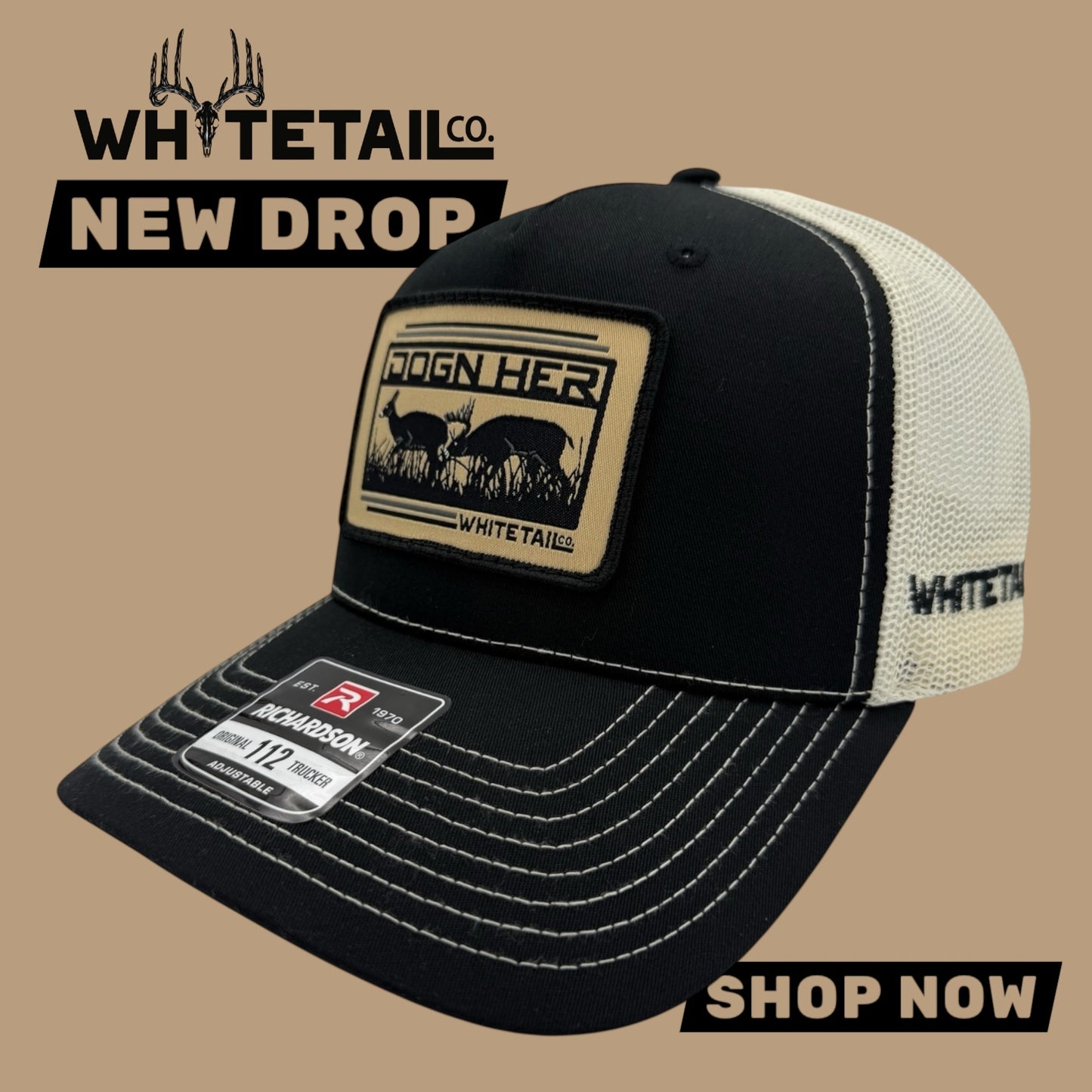 All New Whitetail Co. Dogn Her Richardson 112 Trucker