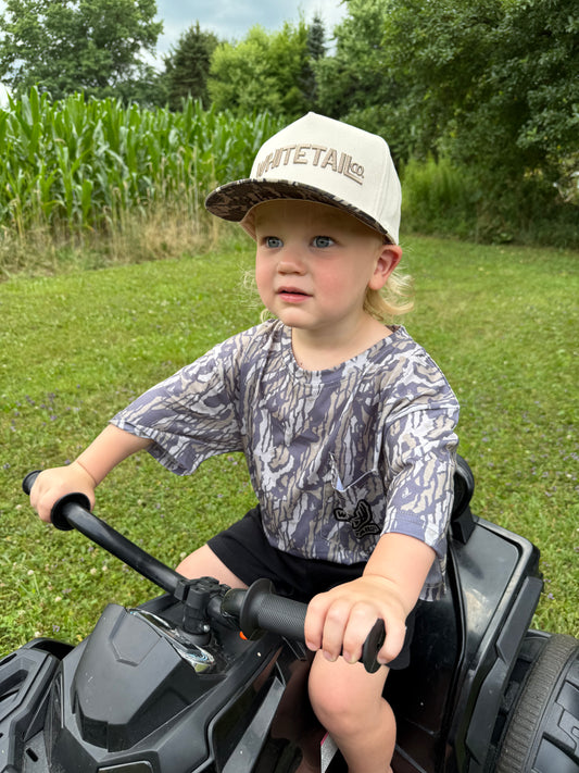New Whitetail Co. Youth Washed Brim Trucker