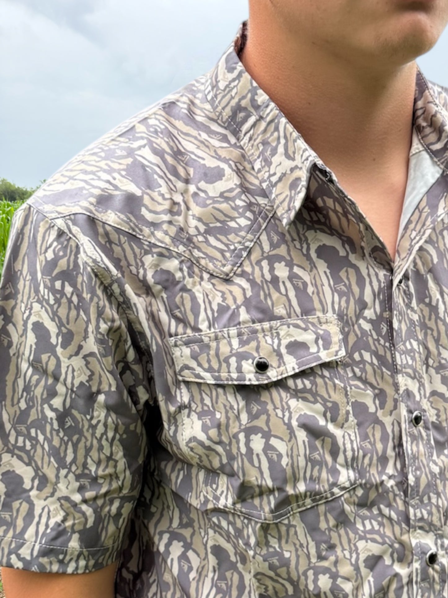 Coming Soon !!!Whitetail Co. Ole Treebark Camo Pearl Snap