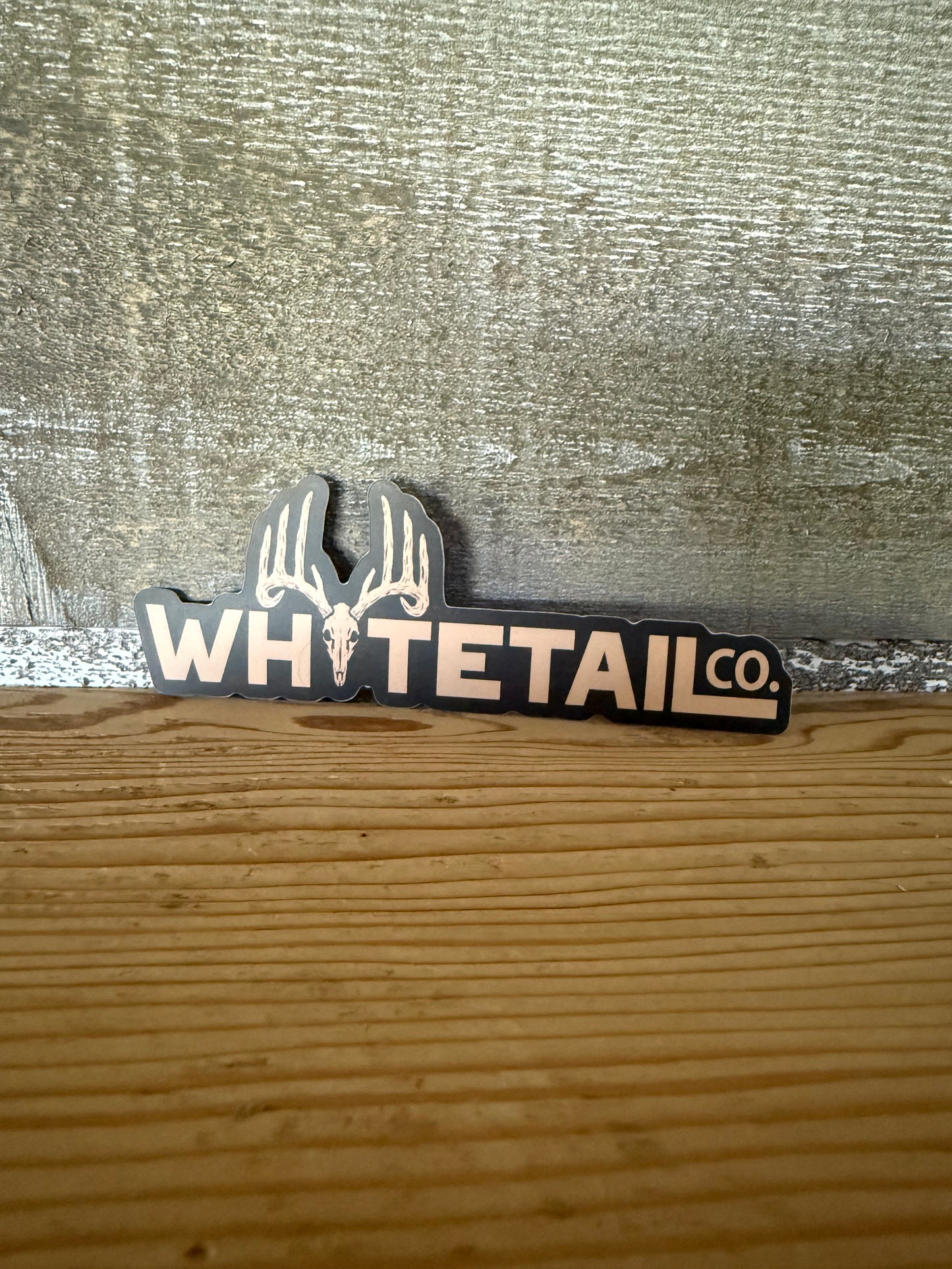 New !!! Whitetail Co. Logo Decal Tan 5” or 3”