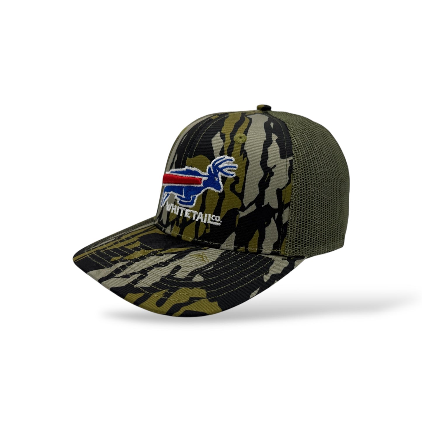 Whitetail Co. Buff Buck Tree Bark Trucker