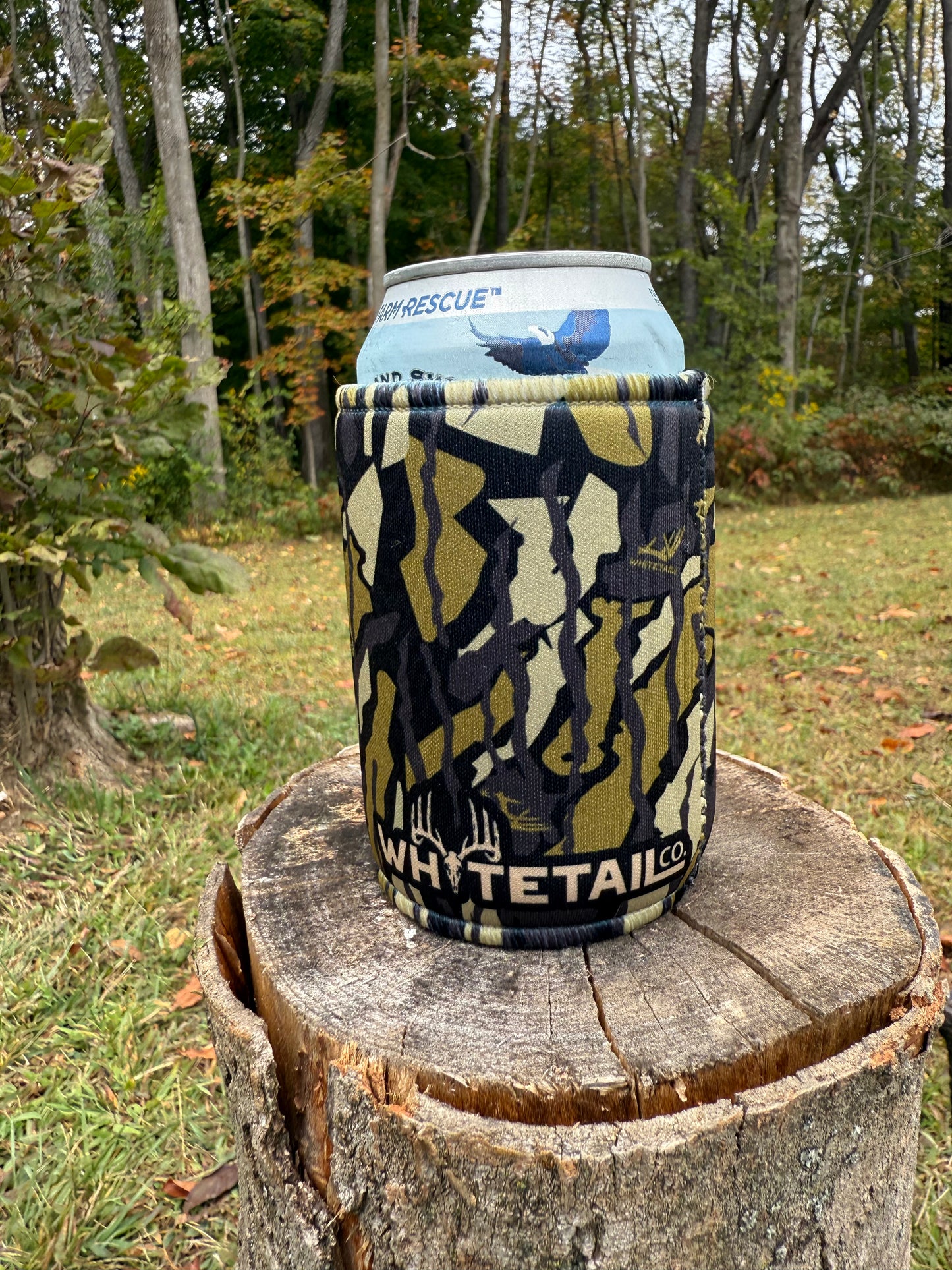 Whitetail Co. Old Tree Bark Beer Koozie