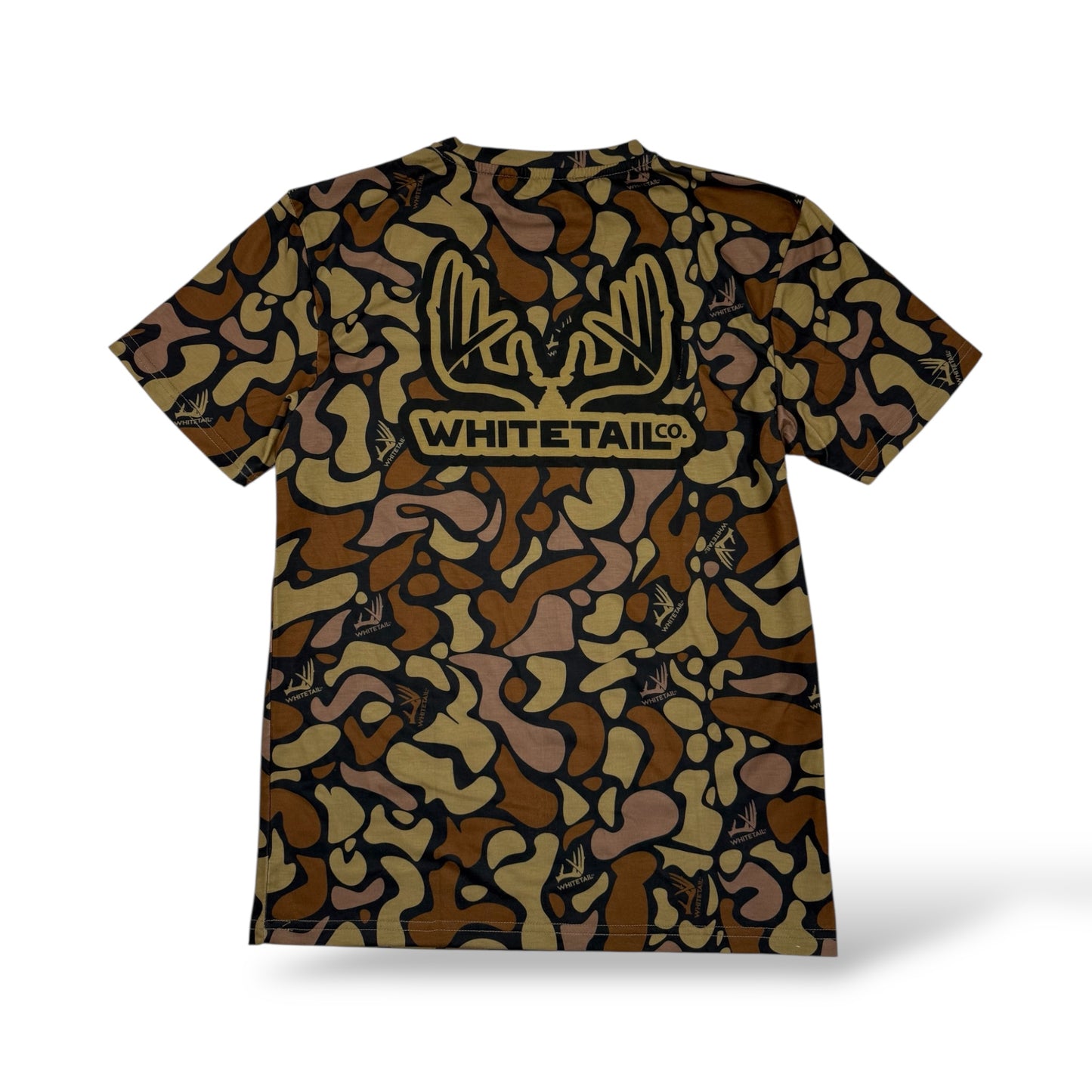 Whitetail Co. Old Dark Camo Faded Pocket Tee