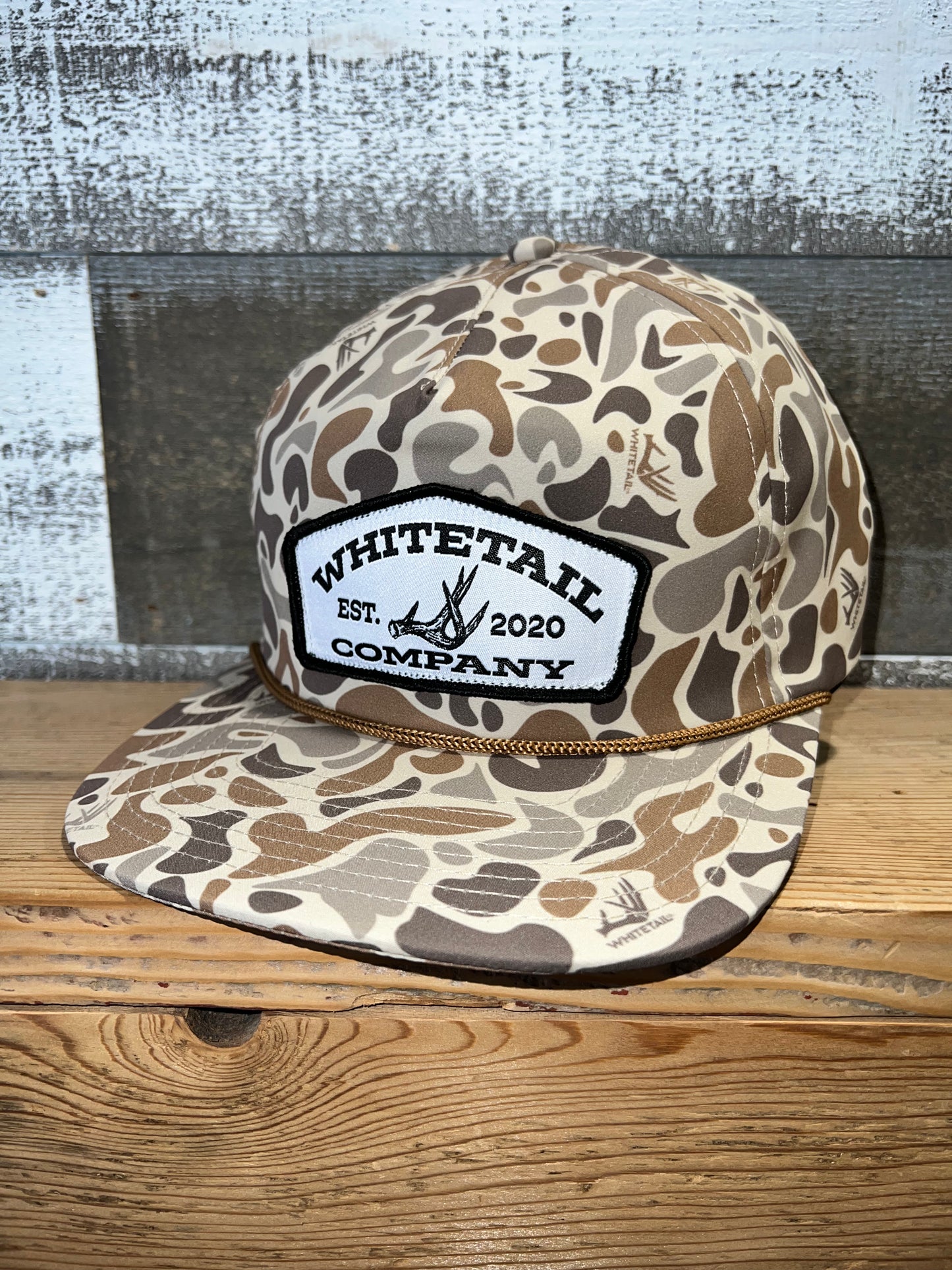 Whitetail Co. Old Camo Ropy Trucker Shed Patch