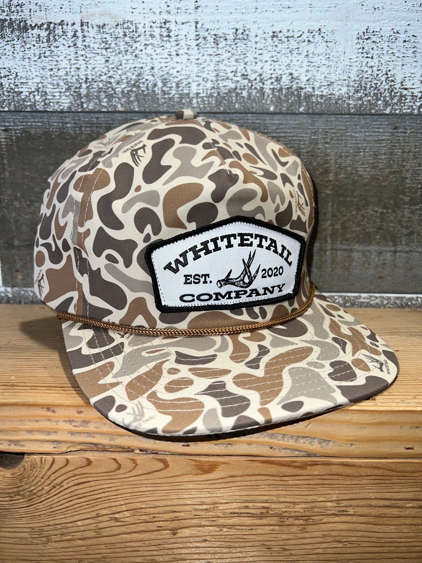 Whitetail Co. Old Camo Ropy Trucker Shed Patch