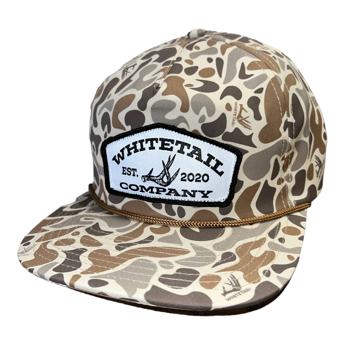 Whitetail Co. Old Camo Ropy Trucker Shed Patch