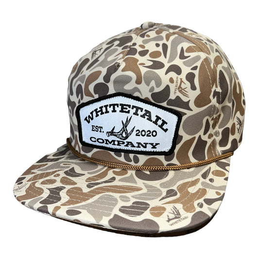 Whitetail Co. Old Camo Ropy Trucker Shed Patch
