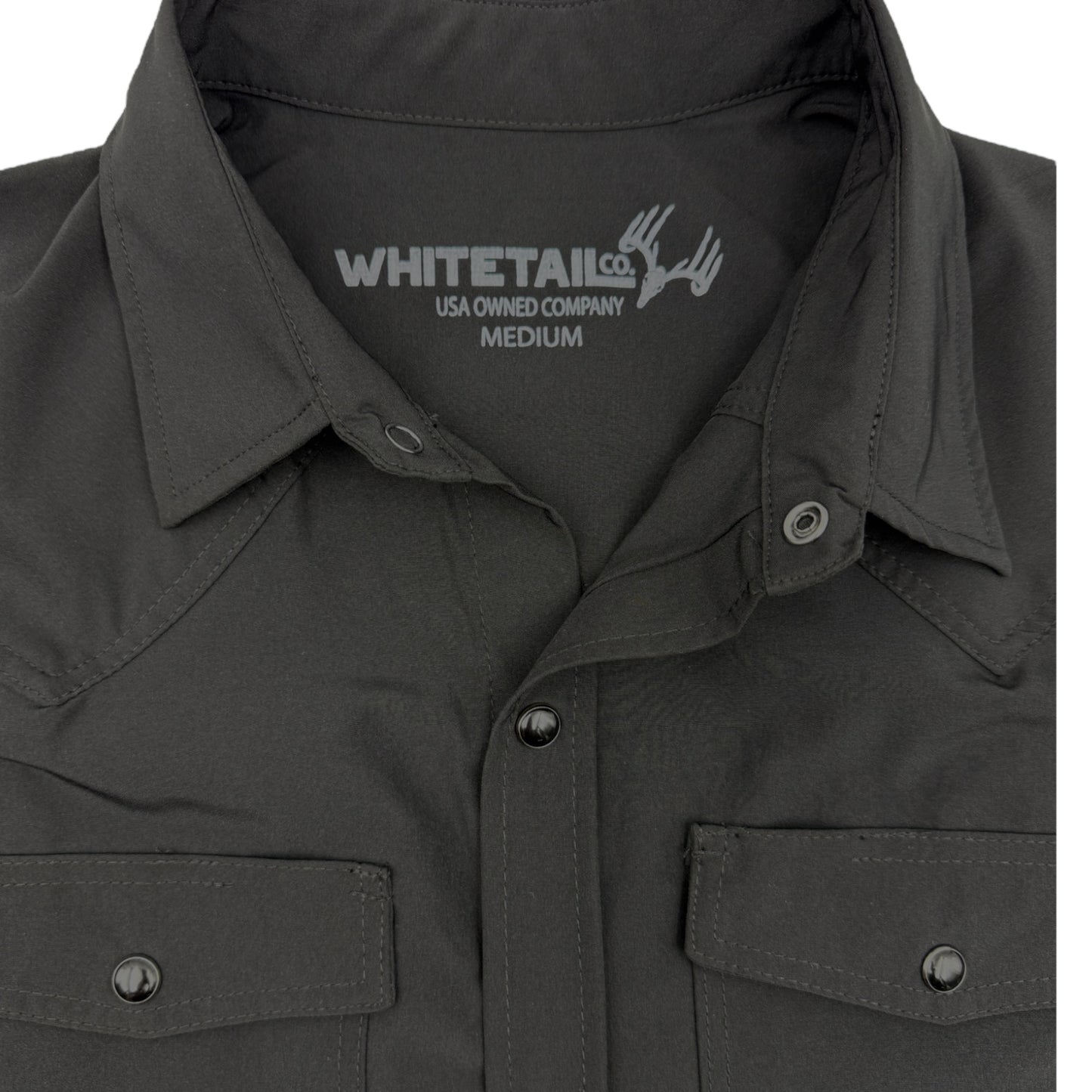 New !!! Whitetail Co. Midnight Cowboy Pearl Snap