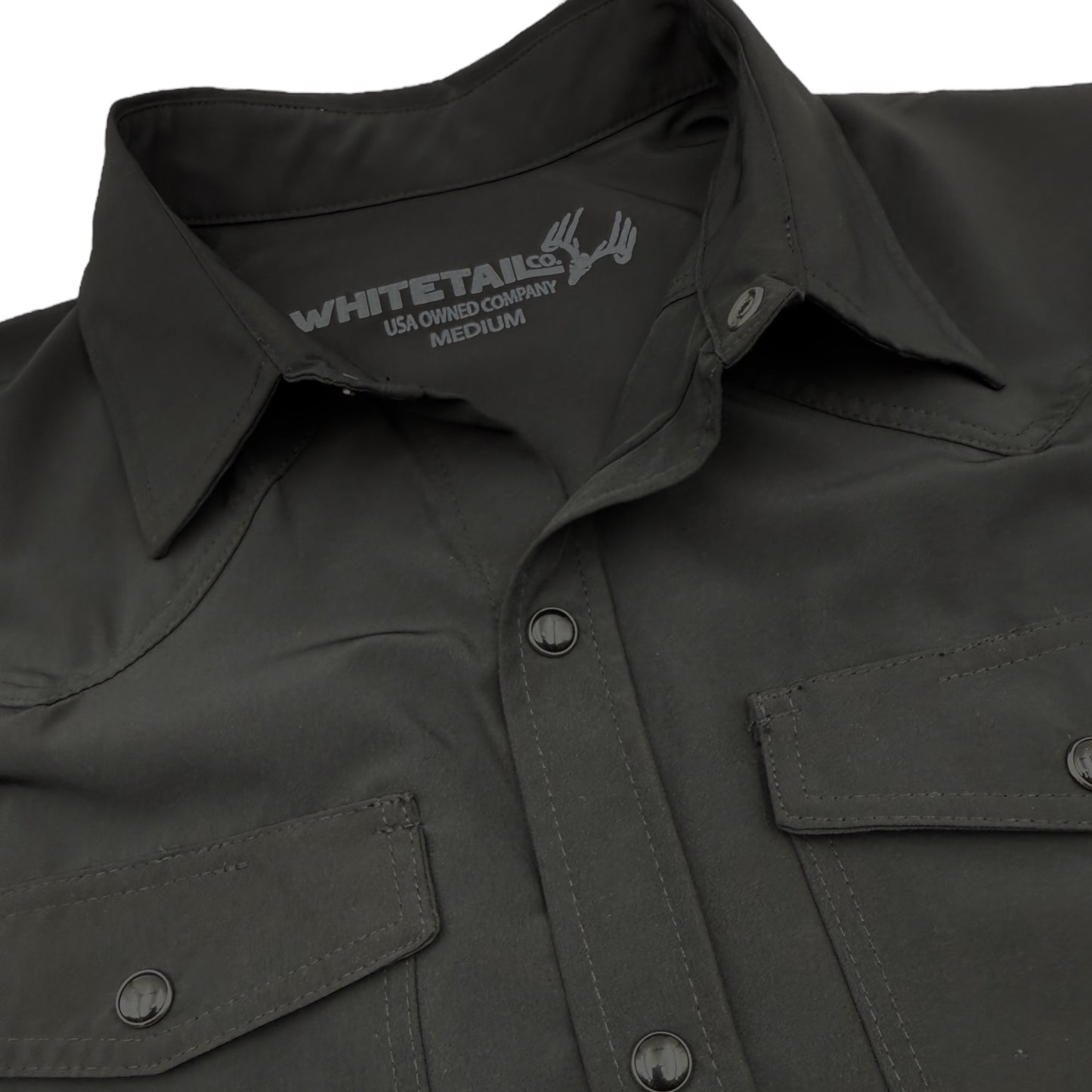 New !!! Whitetail Co. Midnight Cowboy Pearl Snap