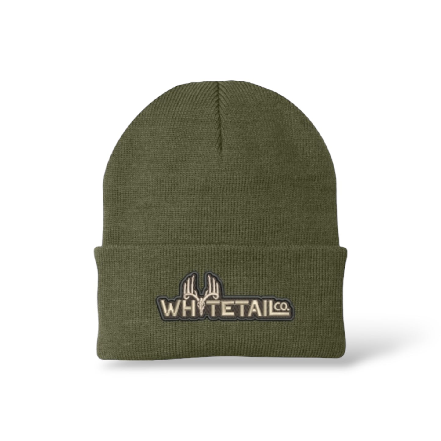 Whitetail Co. Knit Logo Hat
