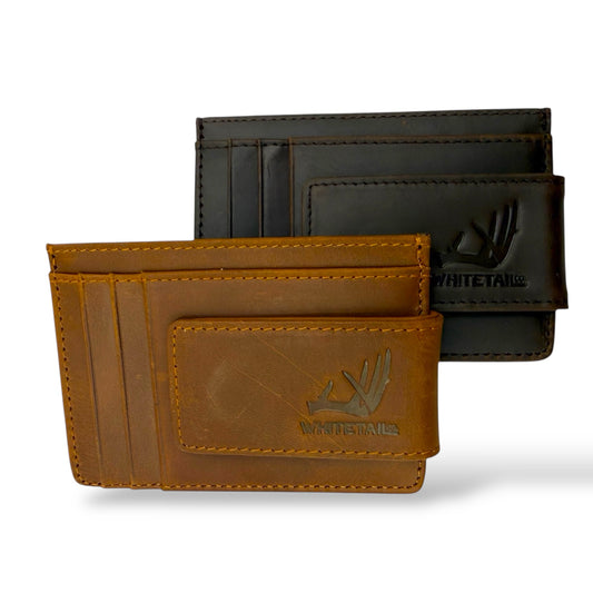 Whitetail Co. Leather Clip Wallet