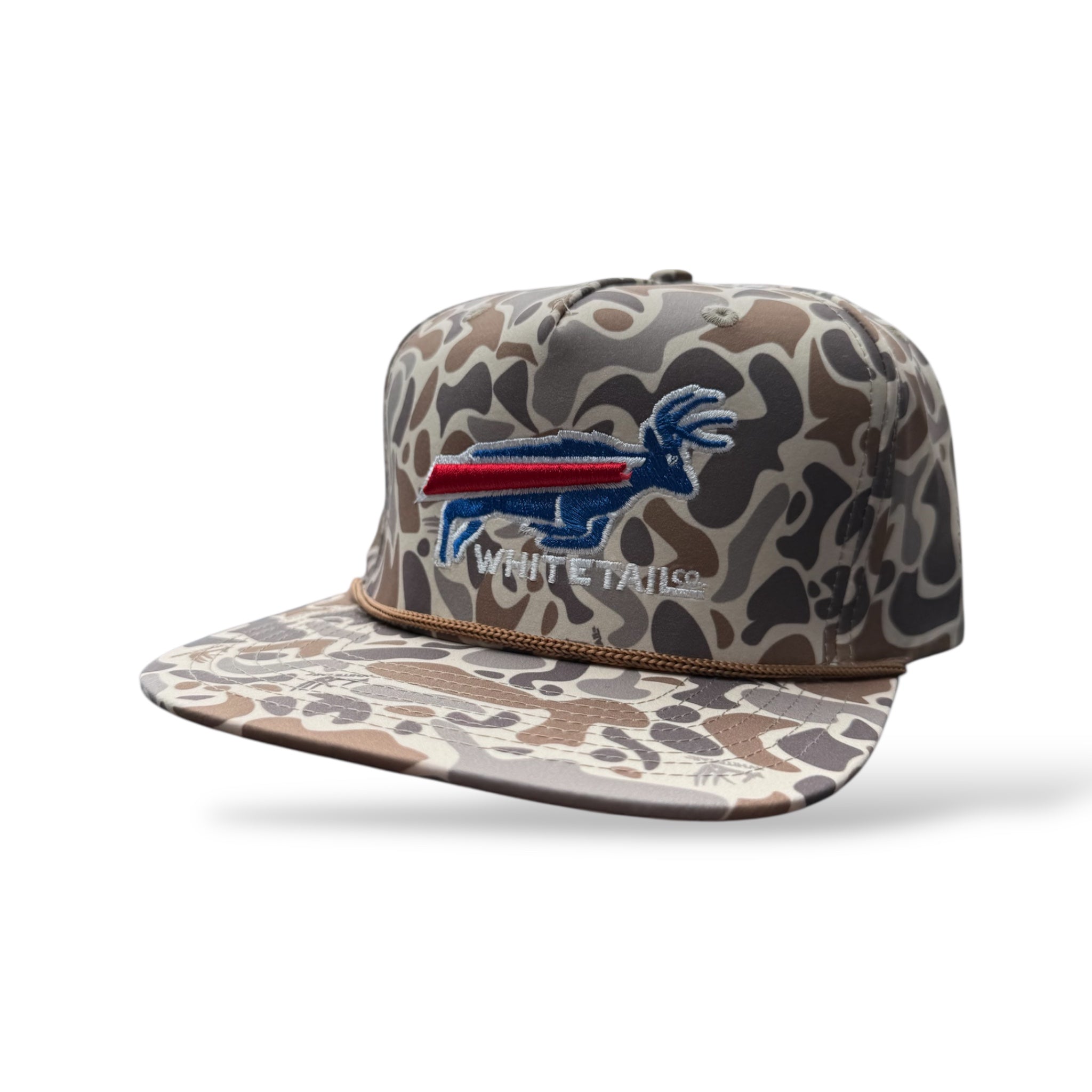 Whitetail Co. Buff Buck Old Camo Trucker