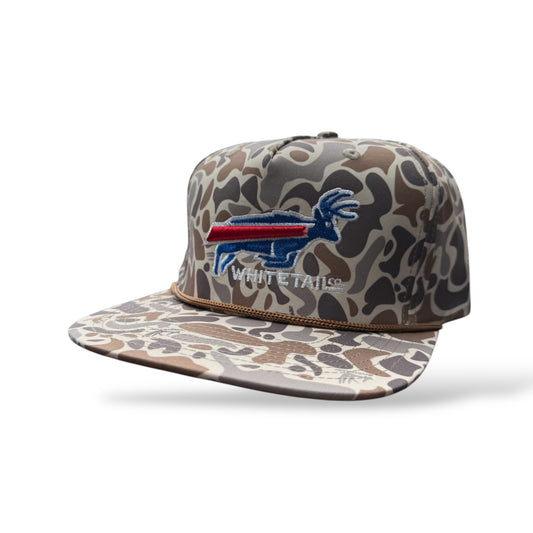 Whitetail Co. Buff Buck Old Camo Trucker