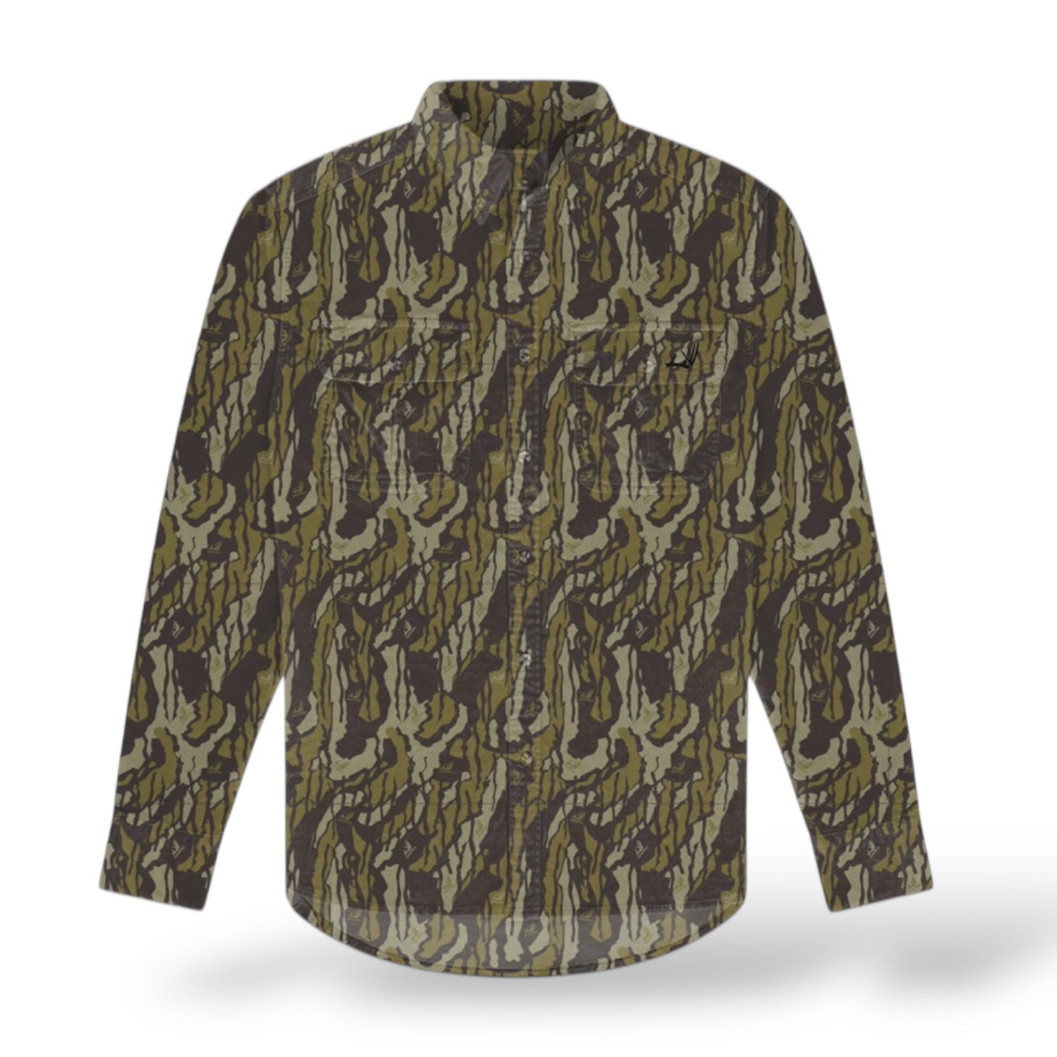 Coming Fall 26 Whitetail Co. Old Tree Bark Worn Corduroy Button Up