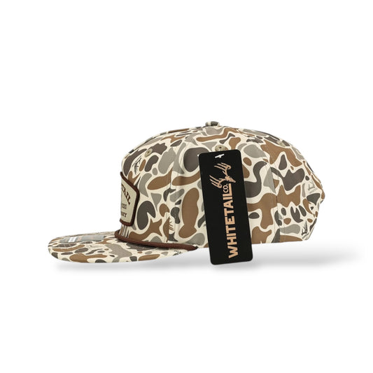 Whitetail Co. Old Camo Ropy Trucker Shed Patch