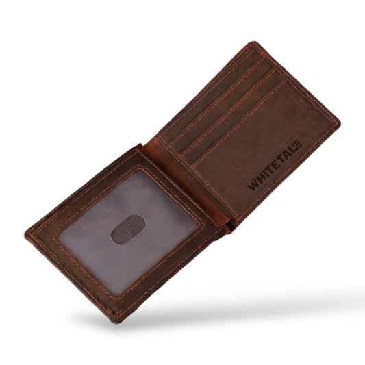 Whitetail Co. Heritage Leather Bi Fold Wallet