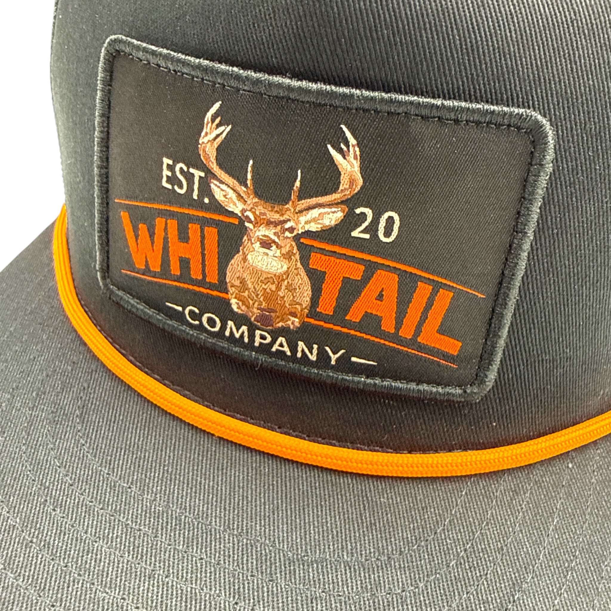 Whitetail Co. | Wall Hanger | Trucker | Black | Ropy