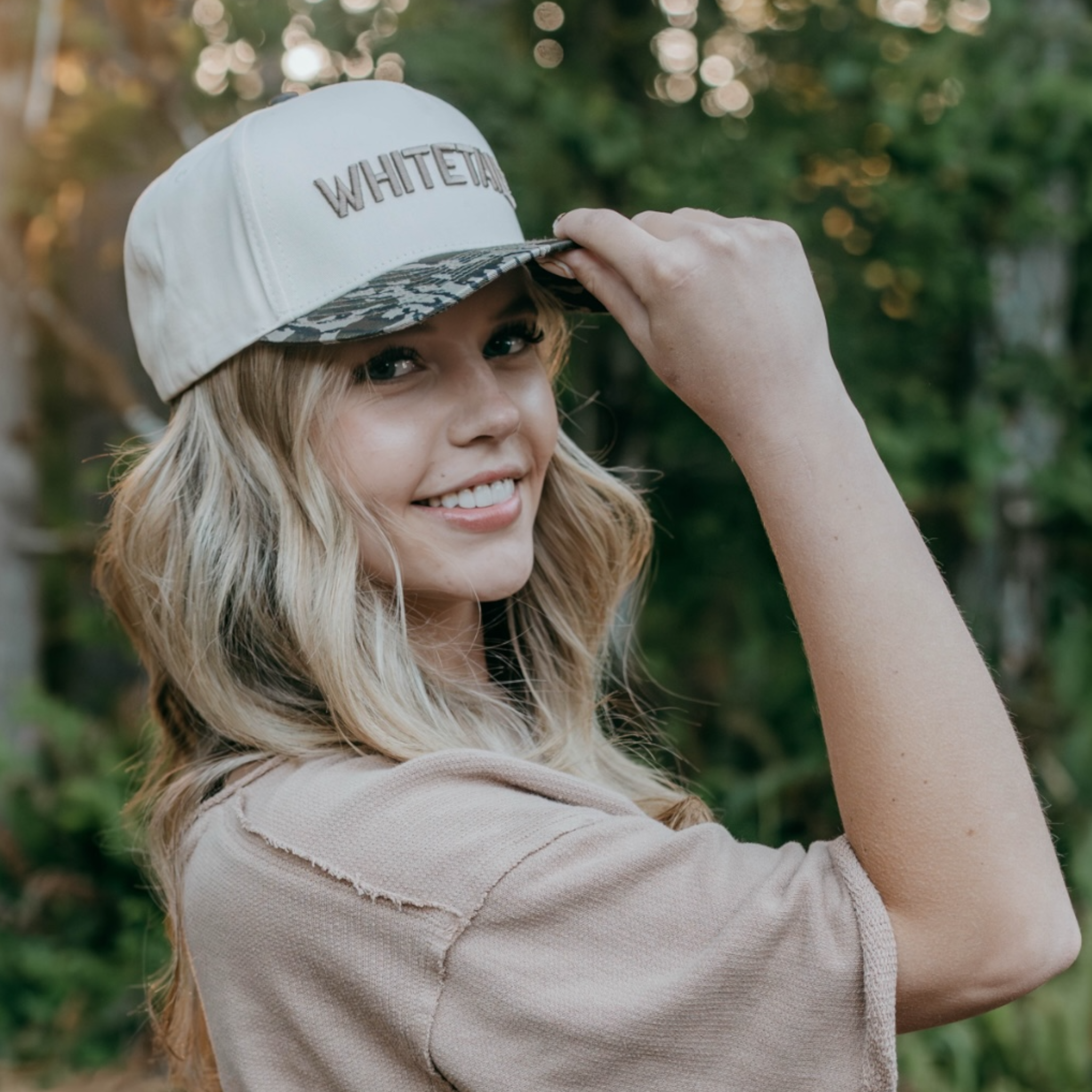 Whitetail Co. Washed Brim Trucker
