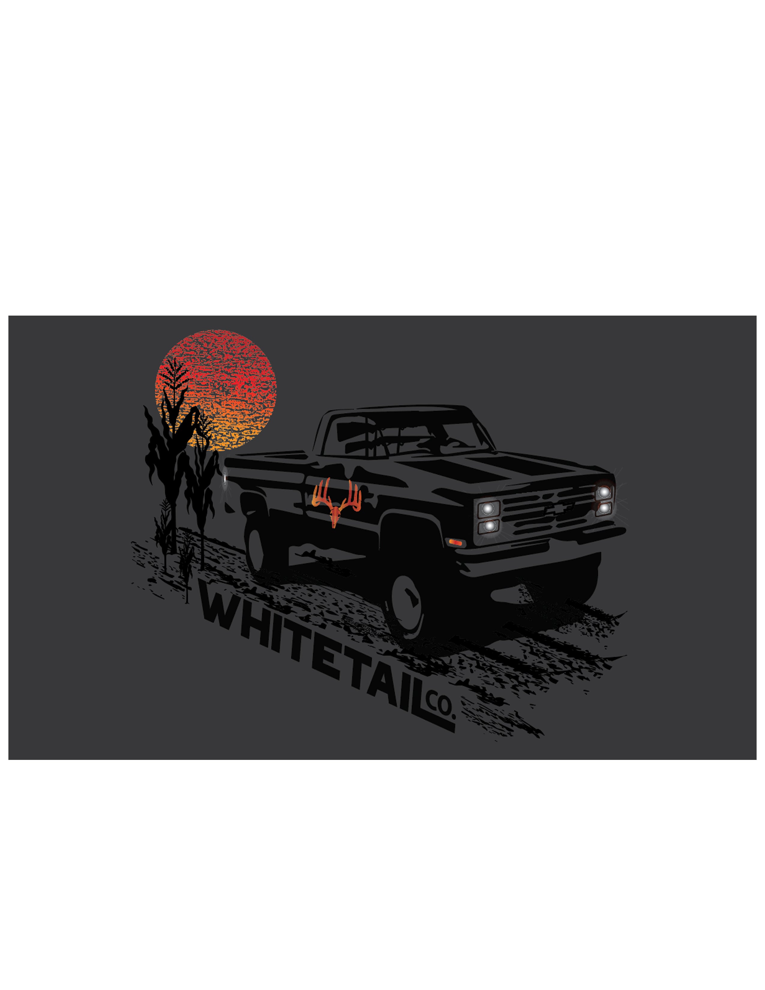 Whitetail Co. Square Body 3x5' Flag