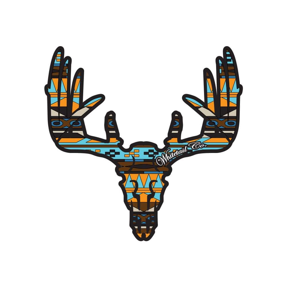 3” Whitetail Co. Western Buck Decal