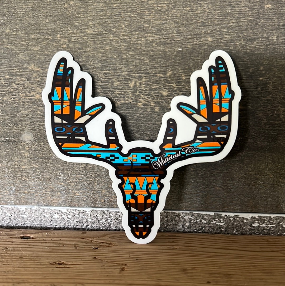4" Whitetail Co. Western Buck Decal