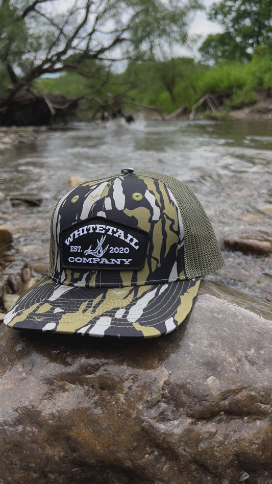 Whitetail Co. Shed Hunter Old Tree Bark Trucker