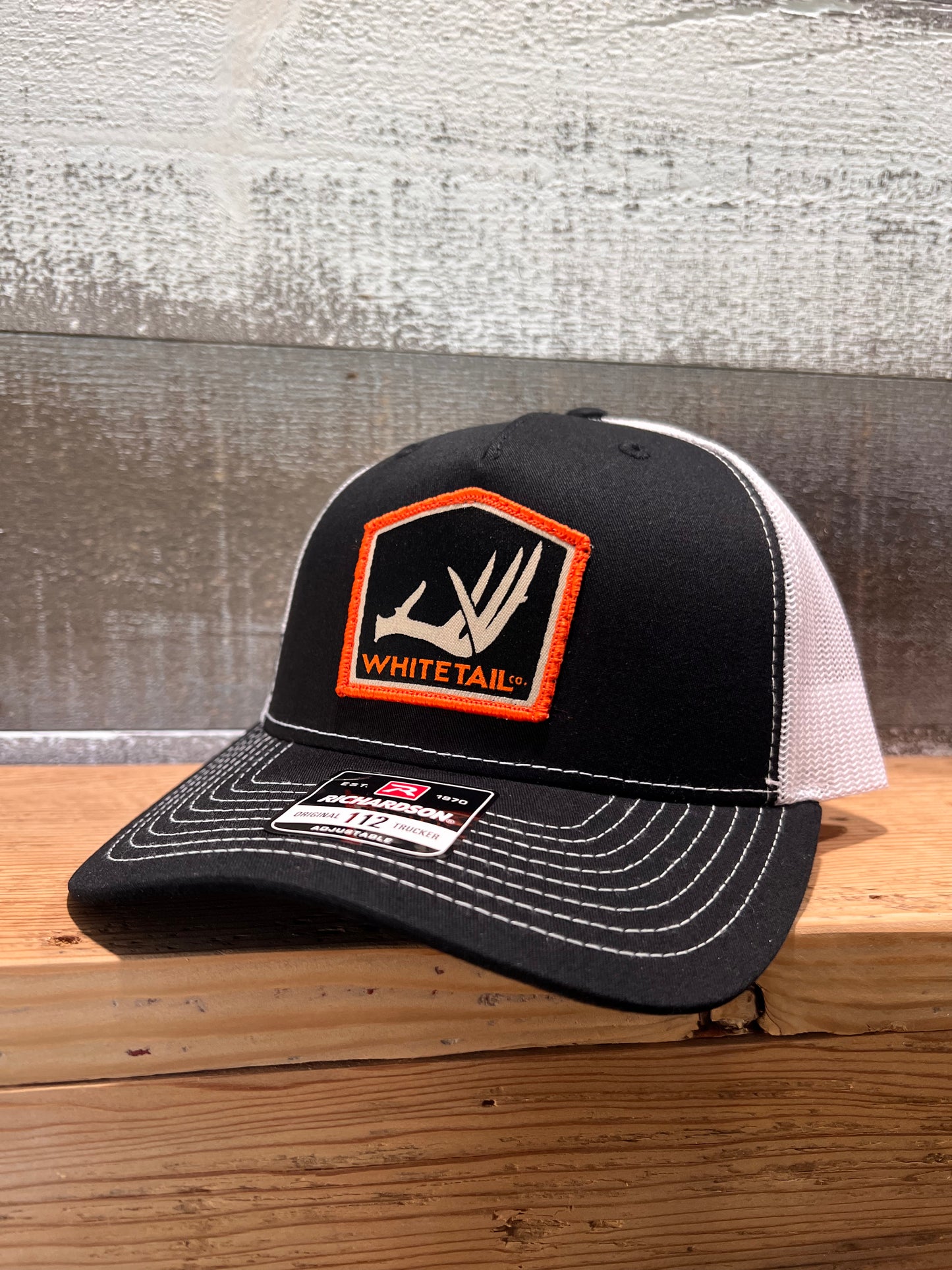 Shed Hat Richardson Black/White