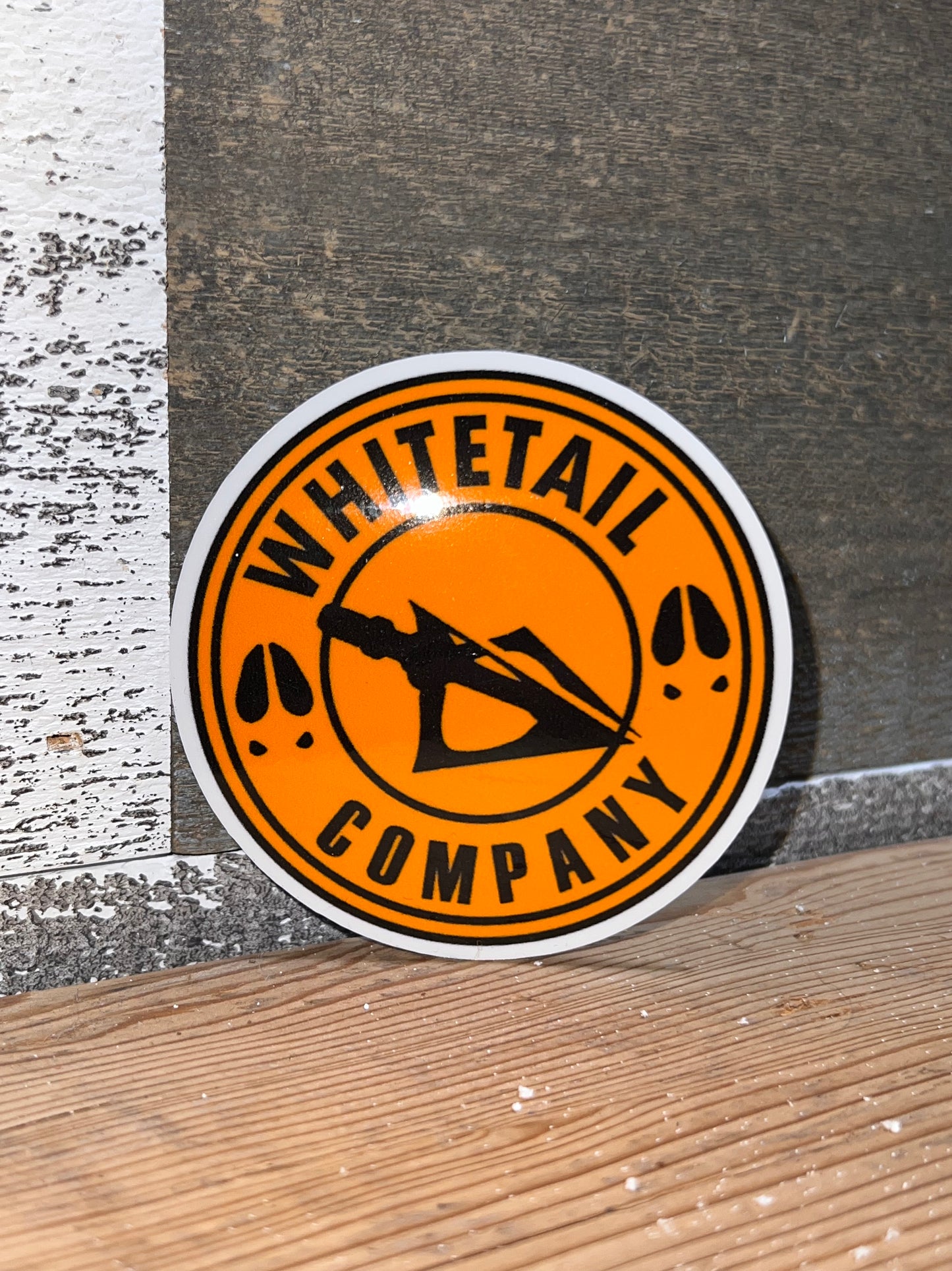 Whitetail Co. Orange Broadhead Decal