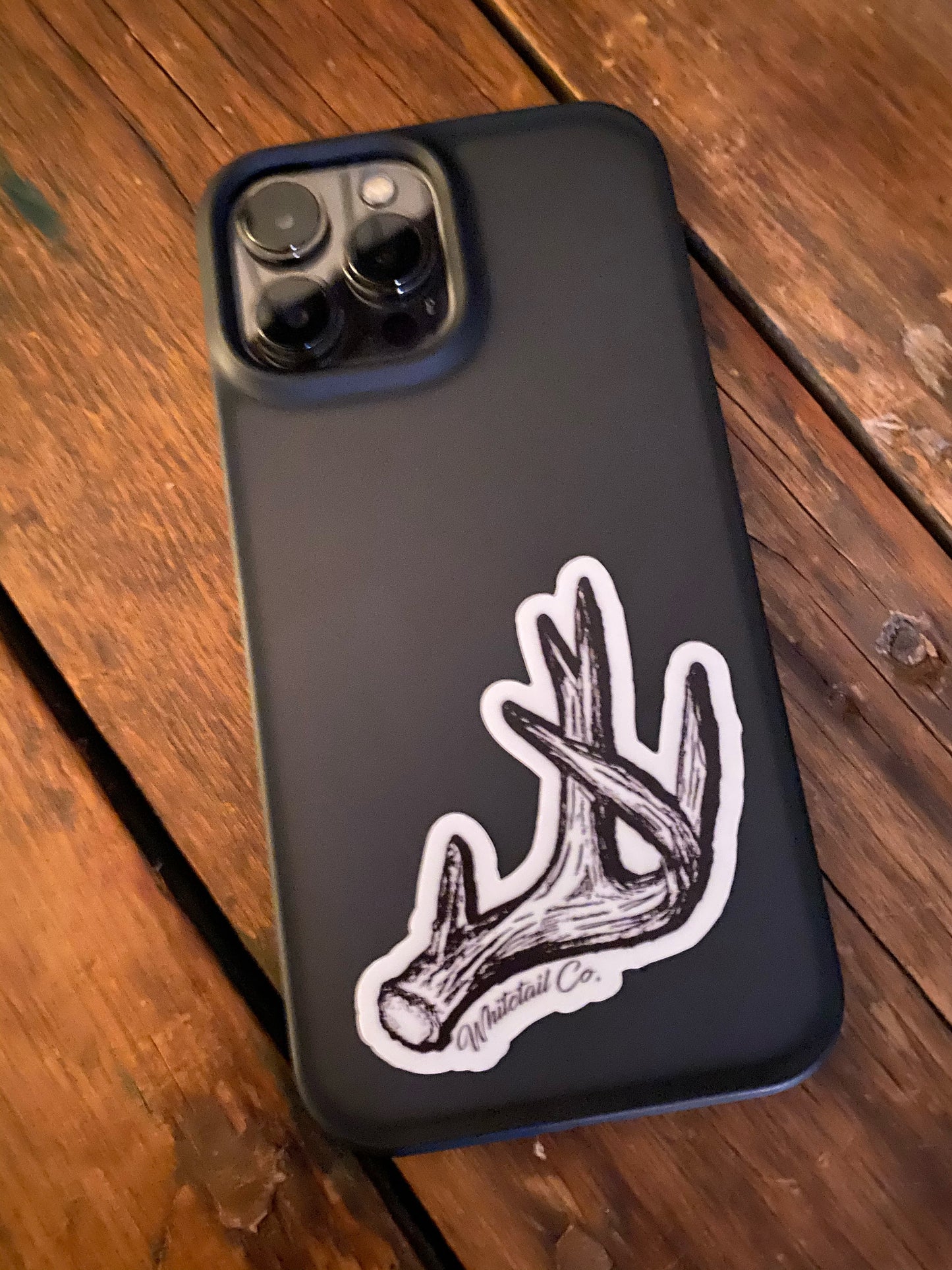 Whitetail Co. Shed Antler Decal 3”