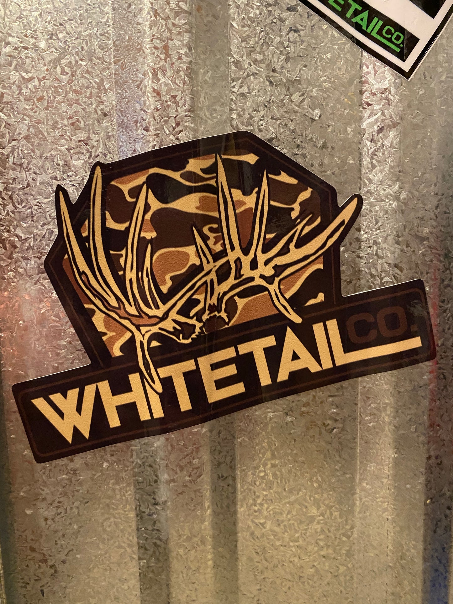 5” Whitetail Co. Retro Camo Decal