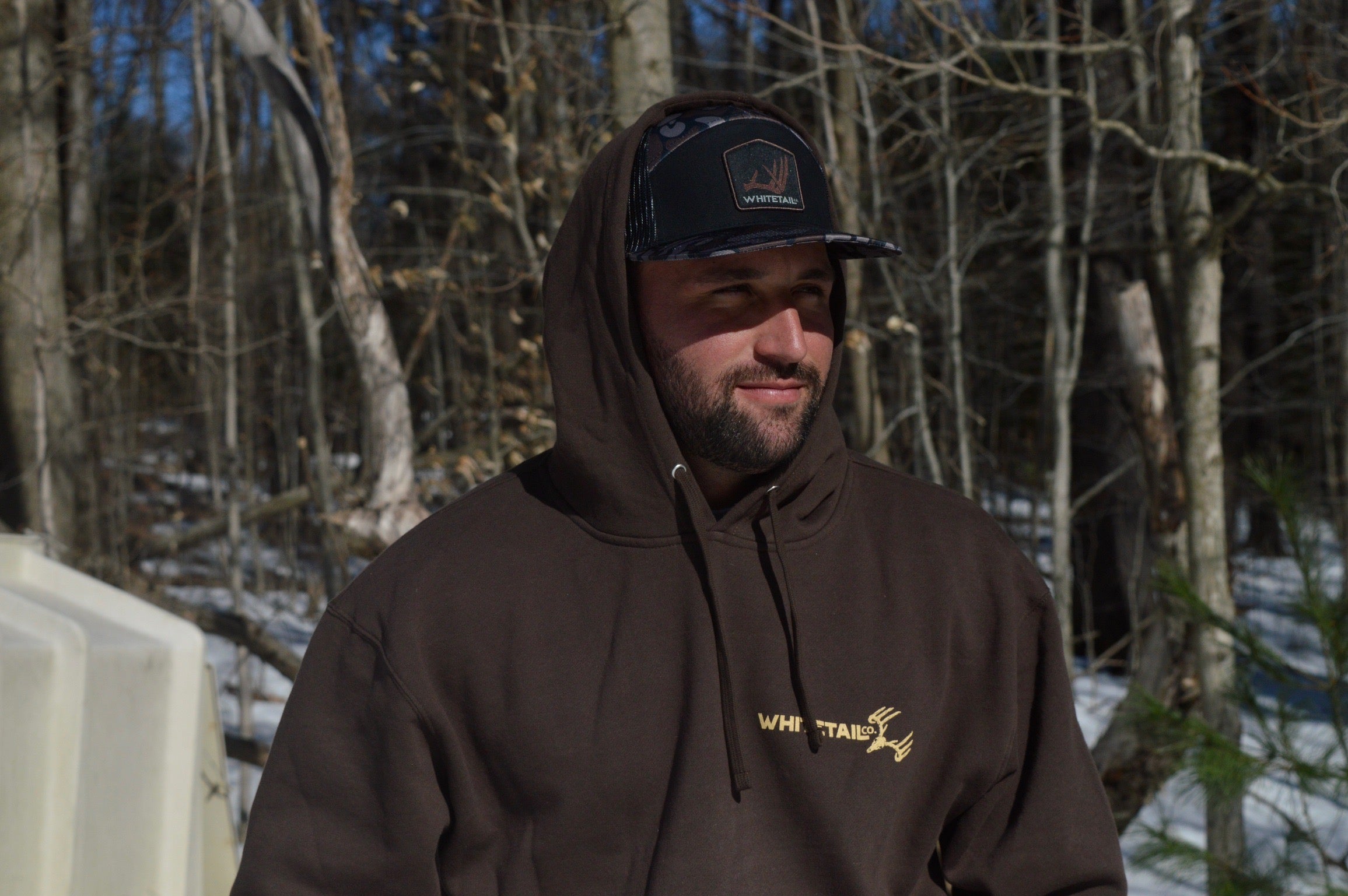 Whitetail Co. Old Dark Camo Shed Antler 7 Panel