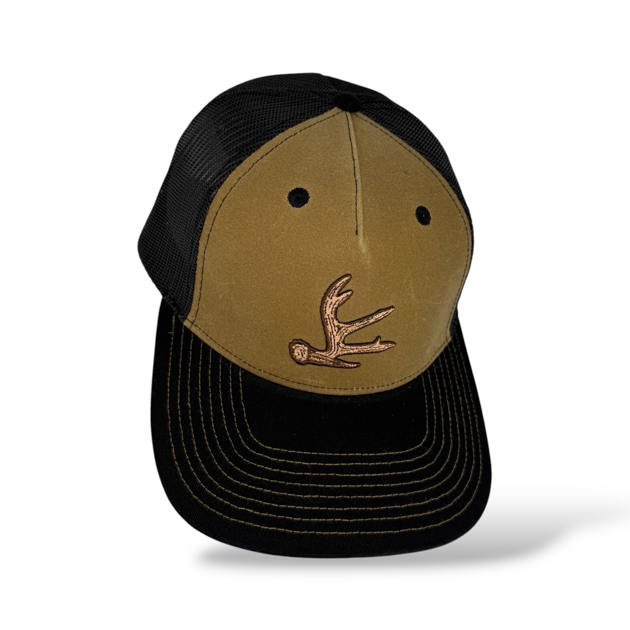 XL | Whitetail Co. Bonded Shed | Waxed Trucker | Brown/Black | XL