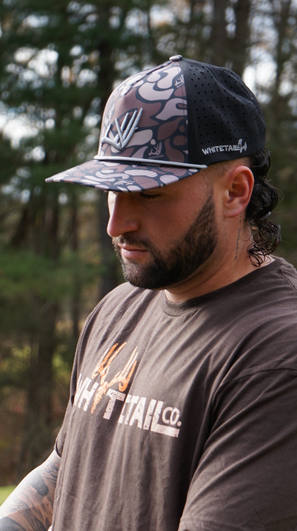 Whitetail Co. Logo Tee Brown/Orange