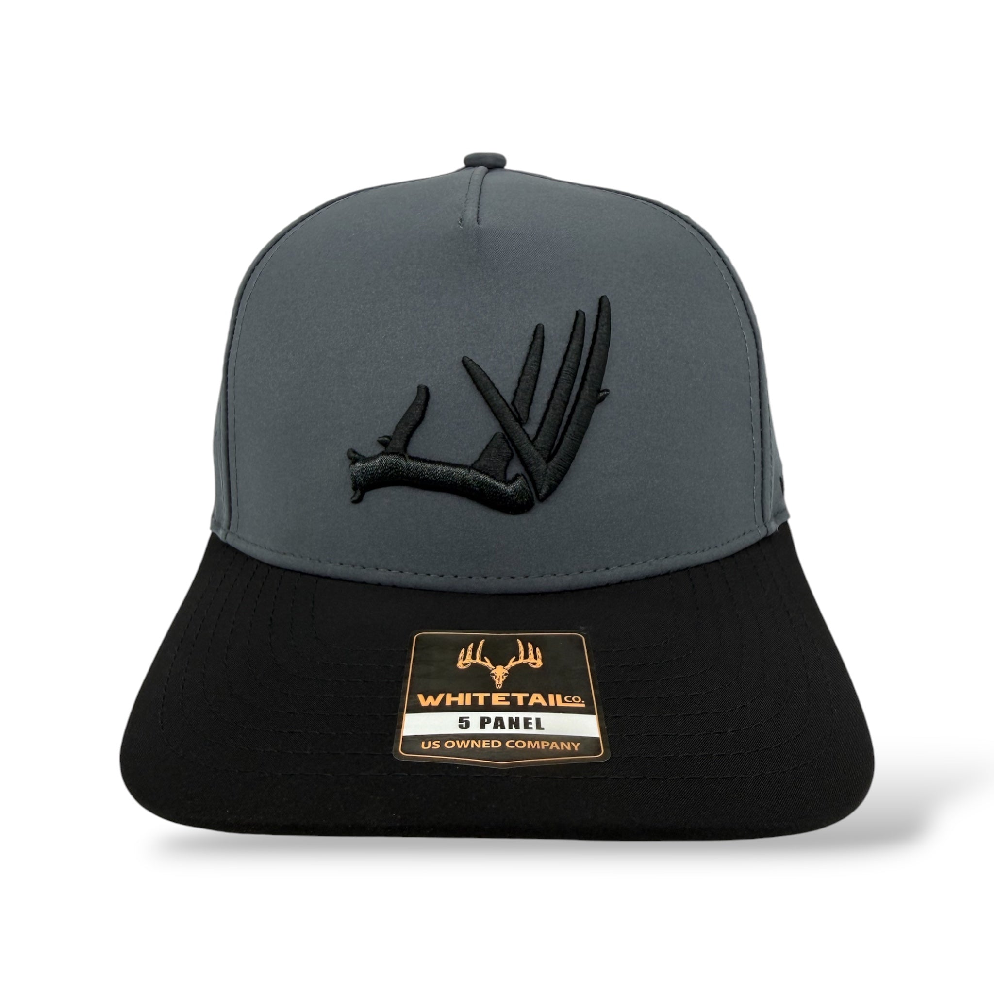 Whitetail Co. | Shed | Performance Die Cut | Grey/Black